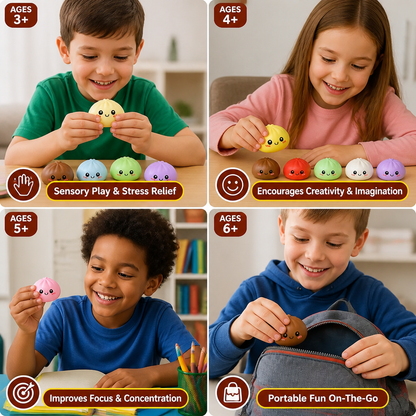 Dumpling Squishy Advent Calendar with Mystery Fidget Surprises