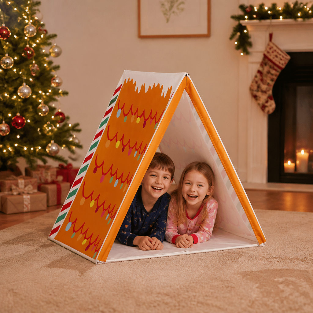 Christmas Gingerbread House Play Tent for Kids