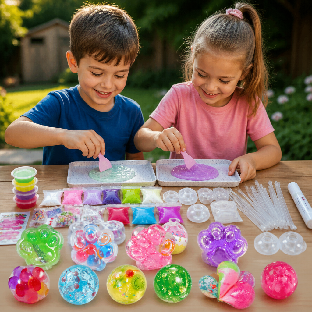DIY Stress Ball Making Kit for Kids – Create Your Own Squishy Sensory Balls