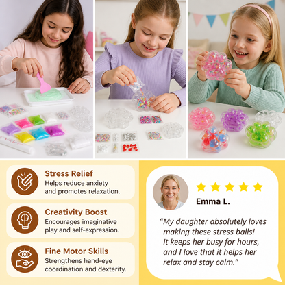 DIY Stress Ball Making Kit for Kids – Create Your Own Squishy Sensory Balls