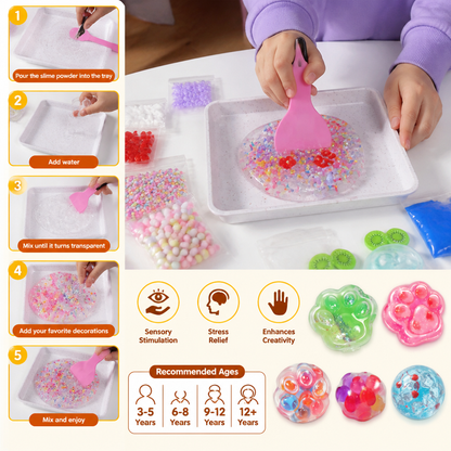 DIY Stress Ball Making Kit for Kids – Create Your Own Squishy Sensory Balls
