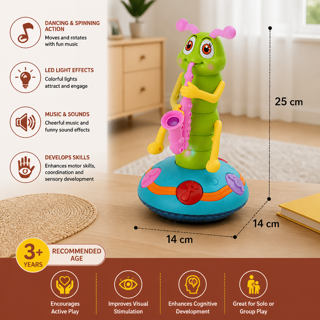 Dancing Saxophone Caterpillar