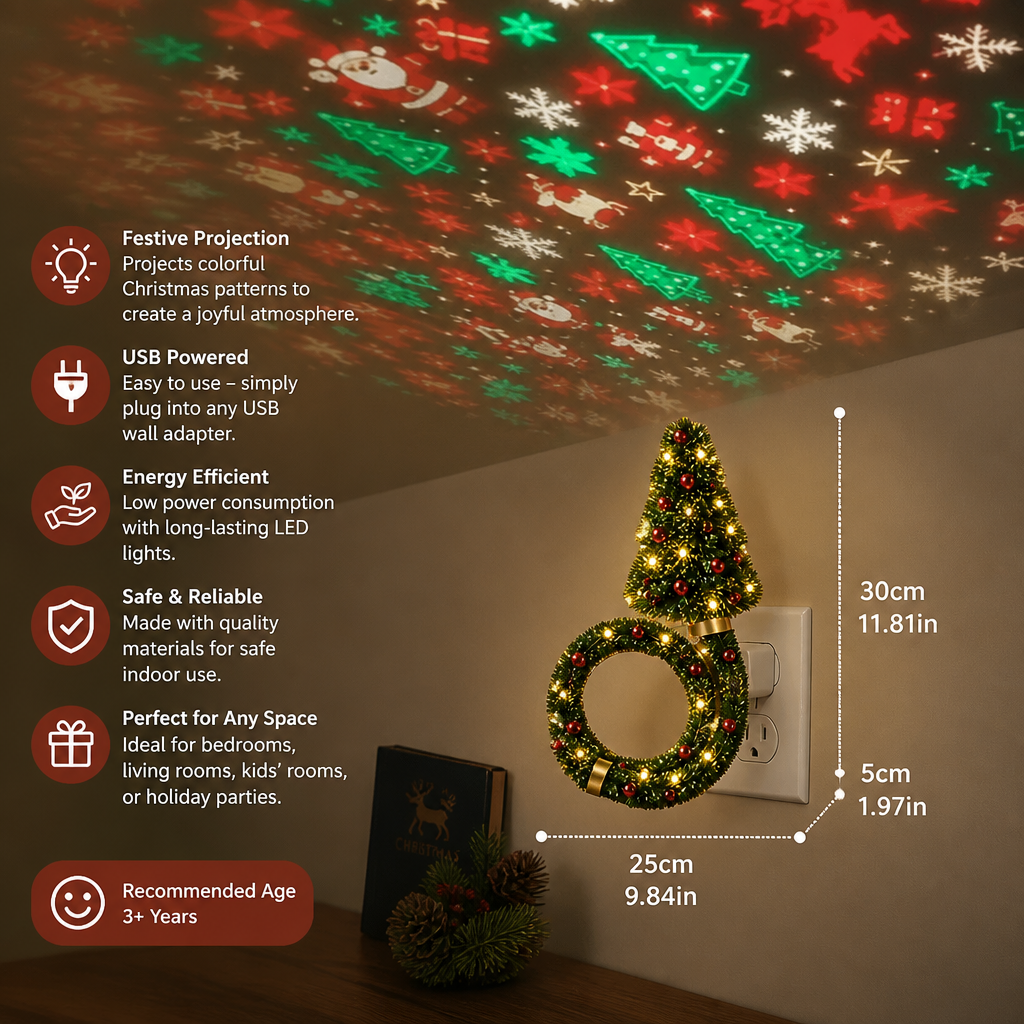 Christmas Tree Projector Lamp
