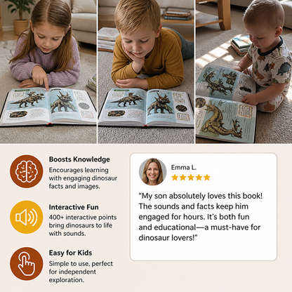 Interactive Talking Dinosaur Encyclopedia Book