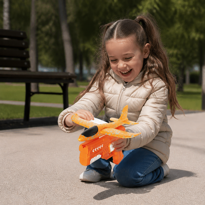 Foam Glider Airplane Launcher Set