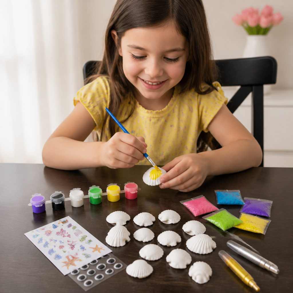 Glow in the Dark Sea Shell Painting & Craft Kit