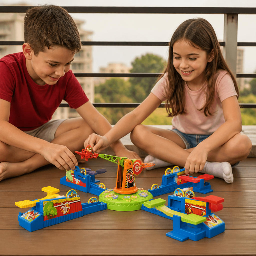 Interactive Multiplayer Flying Plane Family Board Game