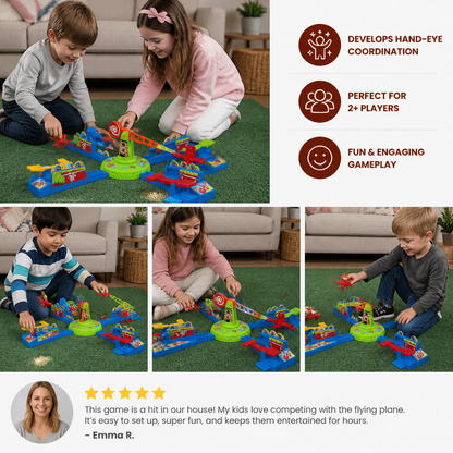 Interactive Multiplayer Flying Plane Family Board Game
