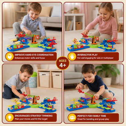 Interactive Multiplayer Flying Plane Family Board Game