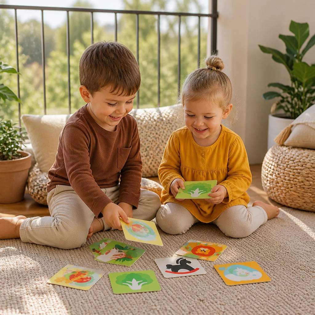 Montessori Baby Learning Flash Cards – Visual Stimulation, Color Recognition & Categorization Set