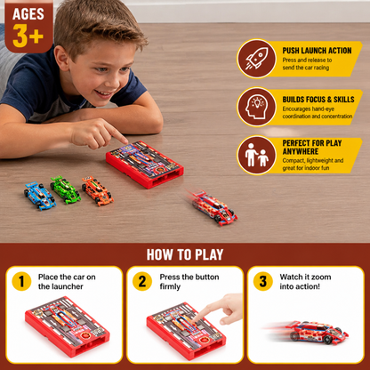 Pocket Size Race Car Launcher Toy