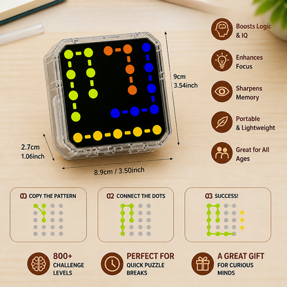 Smart Line LED Logic Puzzle Game – 800+ Brain Challenge Levels