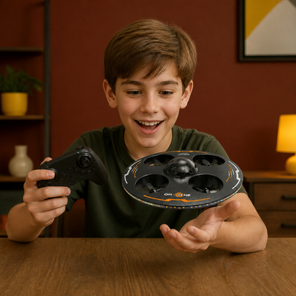 Remote Control LED Flying Saucer Drone