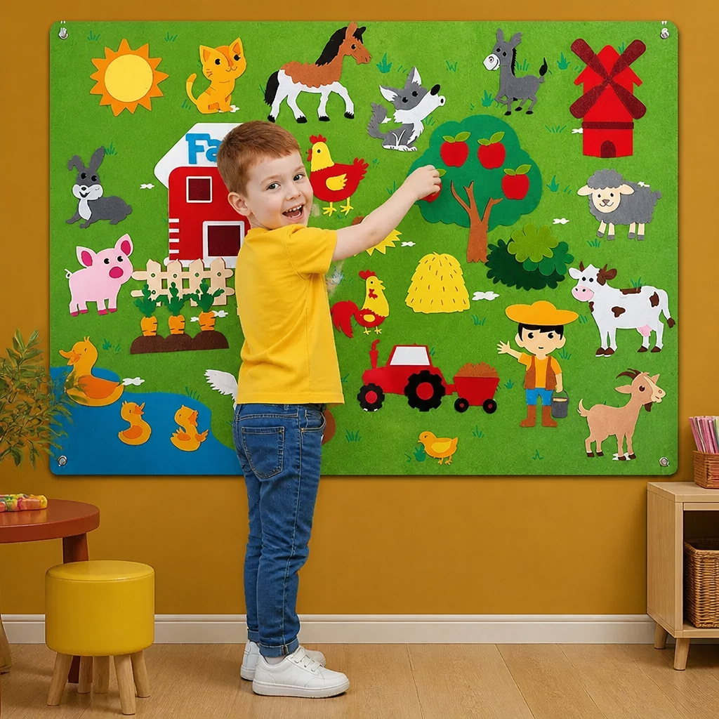 Story Worlds - Learning based felt board