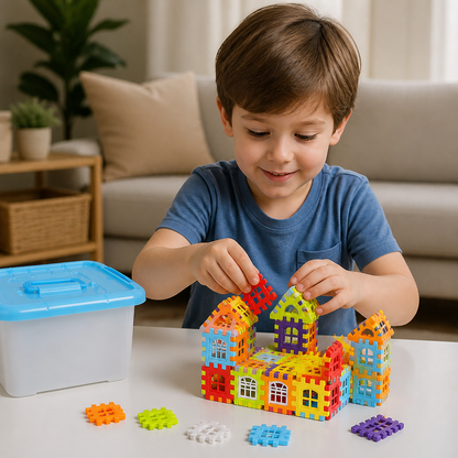 Montessori Window Building Blocks for Children