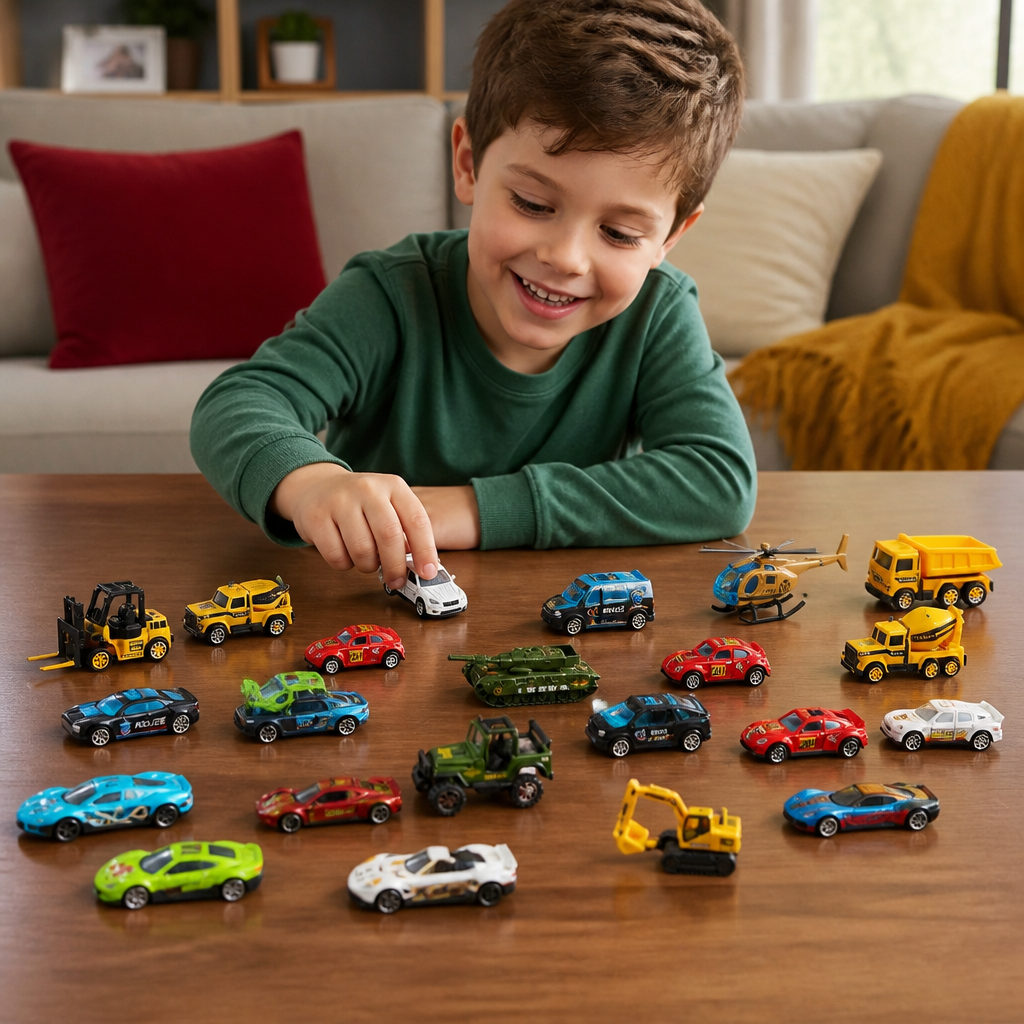 Christmas Die-Cast Car Advent Calendar for Kids