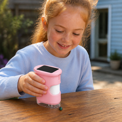 Kids’ 2-in-1 Digital Microscope & Telescope with Photo and Video Camera