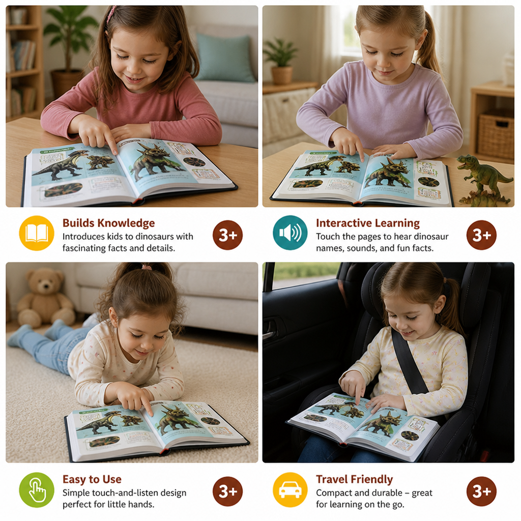Interactive Talking Dinosaur Encyclopedia Book