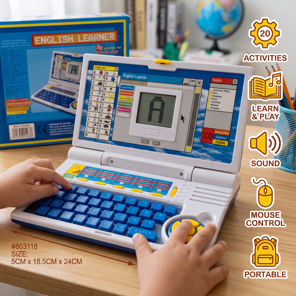 Kids’ Interactive Learning Laptop