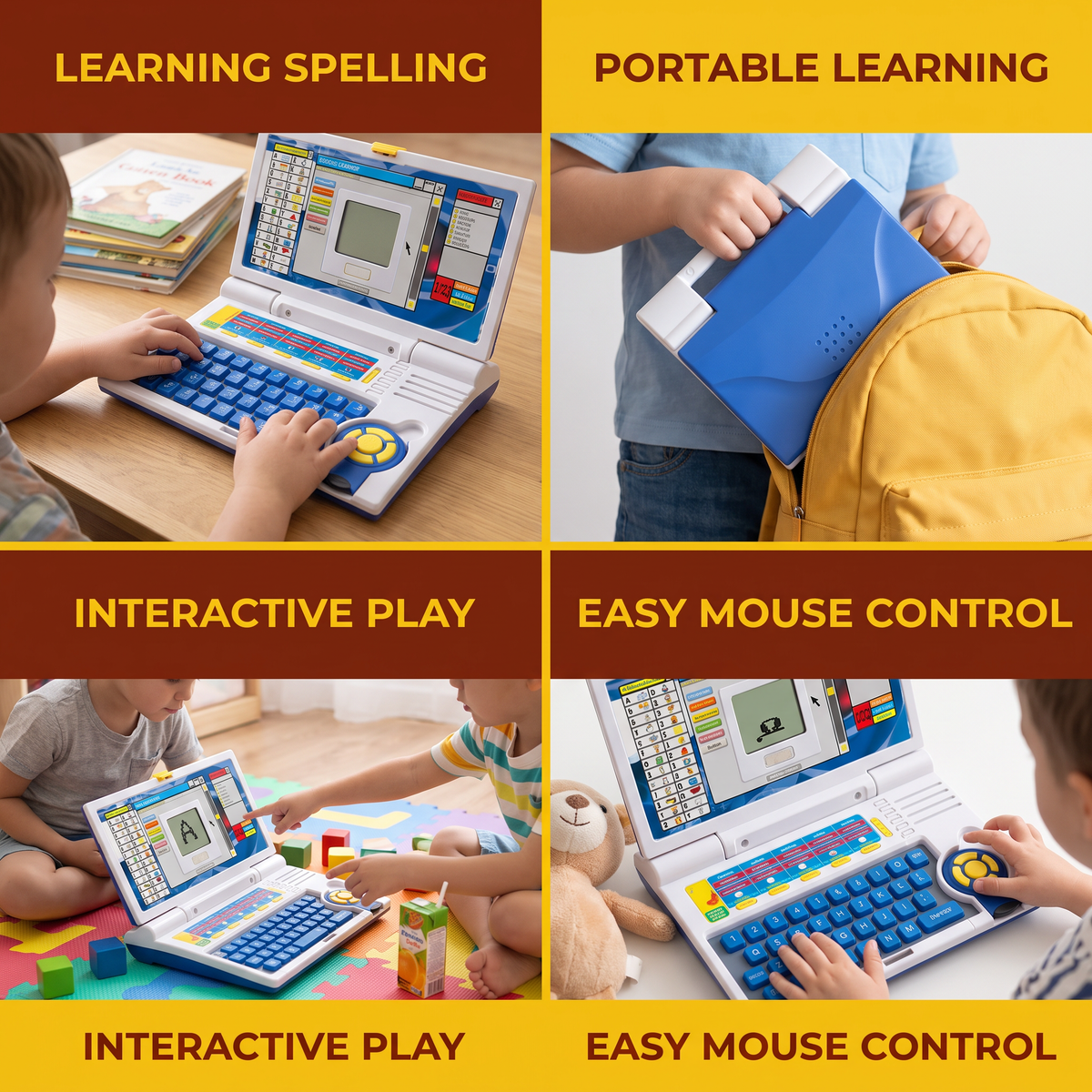 Kids’ Interactive Learning Laptop