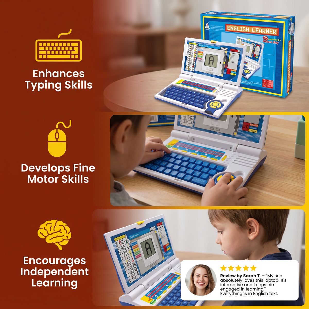 Kids’ Interactive Learning Laptop