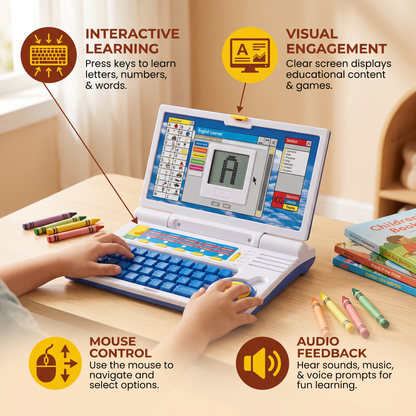 Kids’ Interactive Learning Laptop
