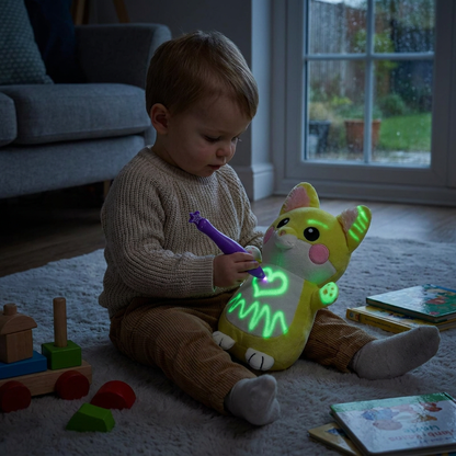 Magic Plush with Glow Drawing Pen – Interactive Light-Up Cuddly Toy for Kids