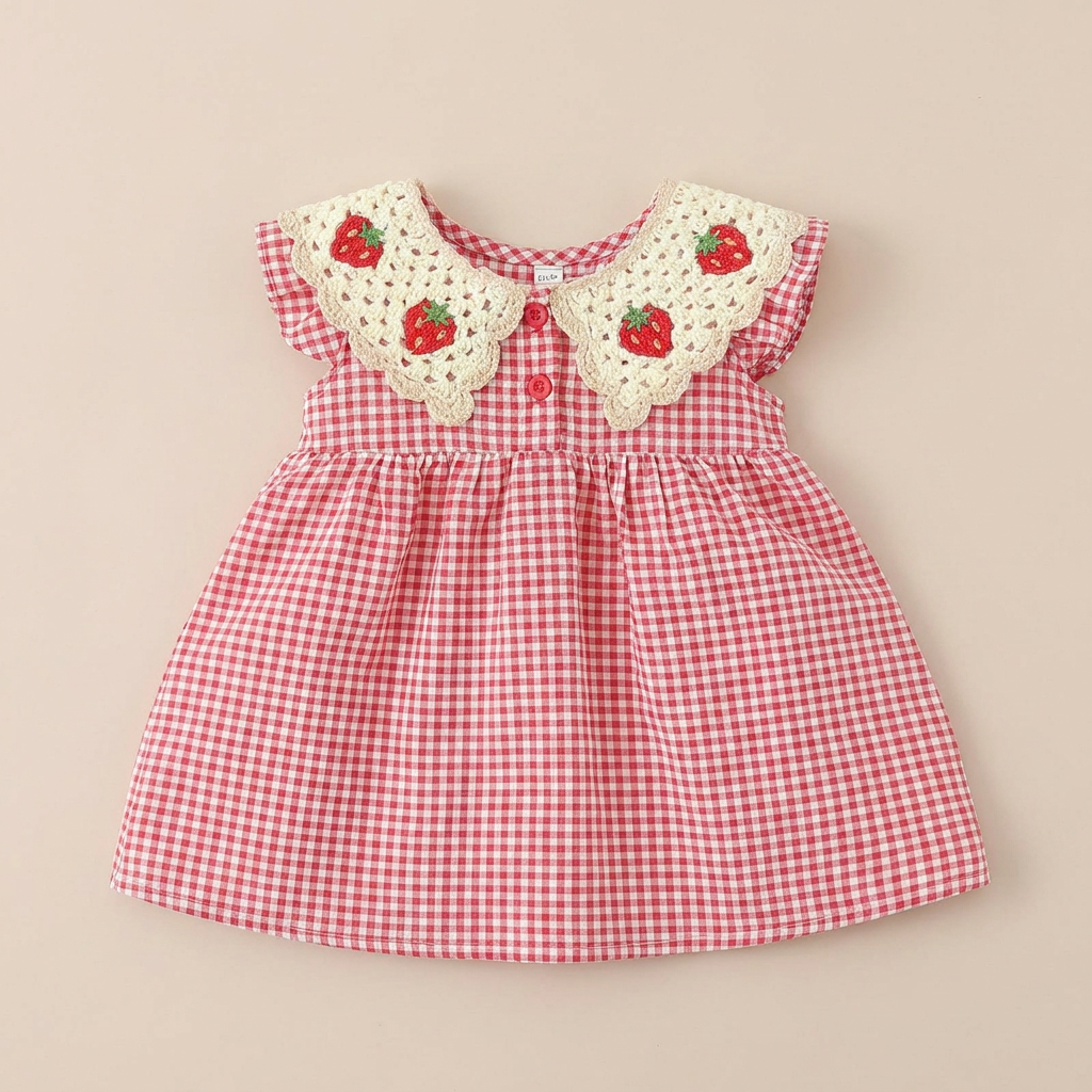 Strawberry Picnic Dress