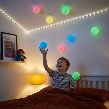 Glow in the Dark Sticky Balls – Throw & Stick Ceiling Toy for Kids & Adults