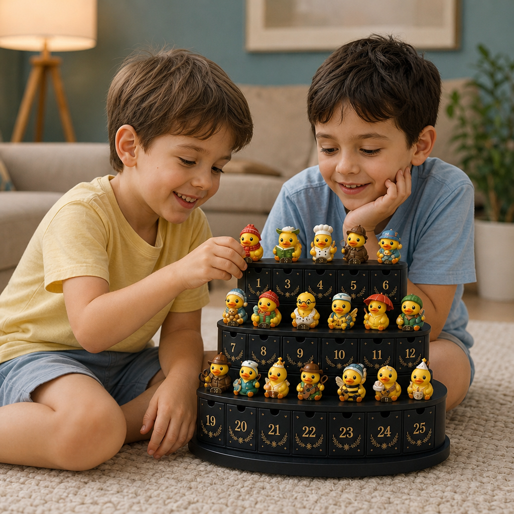 24-Day Magic Duck Advent Calendar with Collectible Mini Figurines