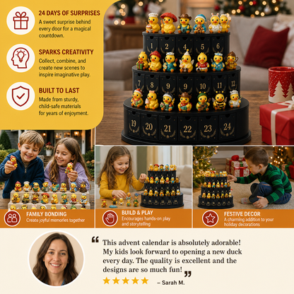 24-Day Magic Duck Advent Calendar with Collectible Mini Figurines