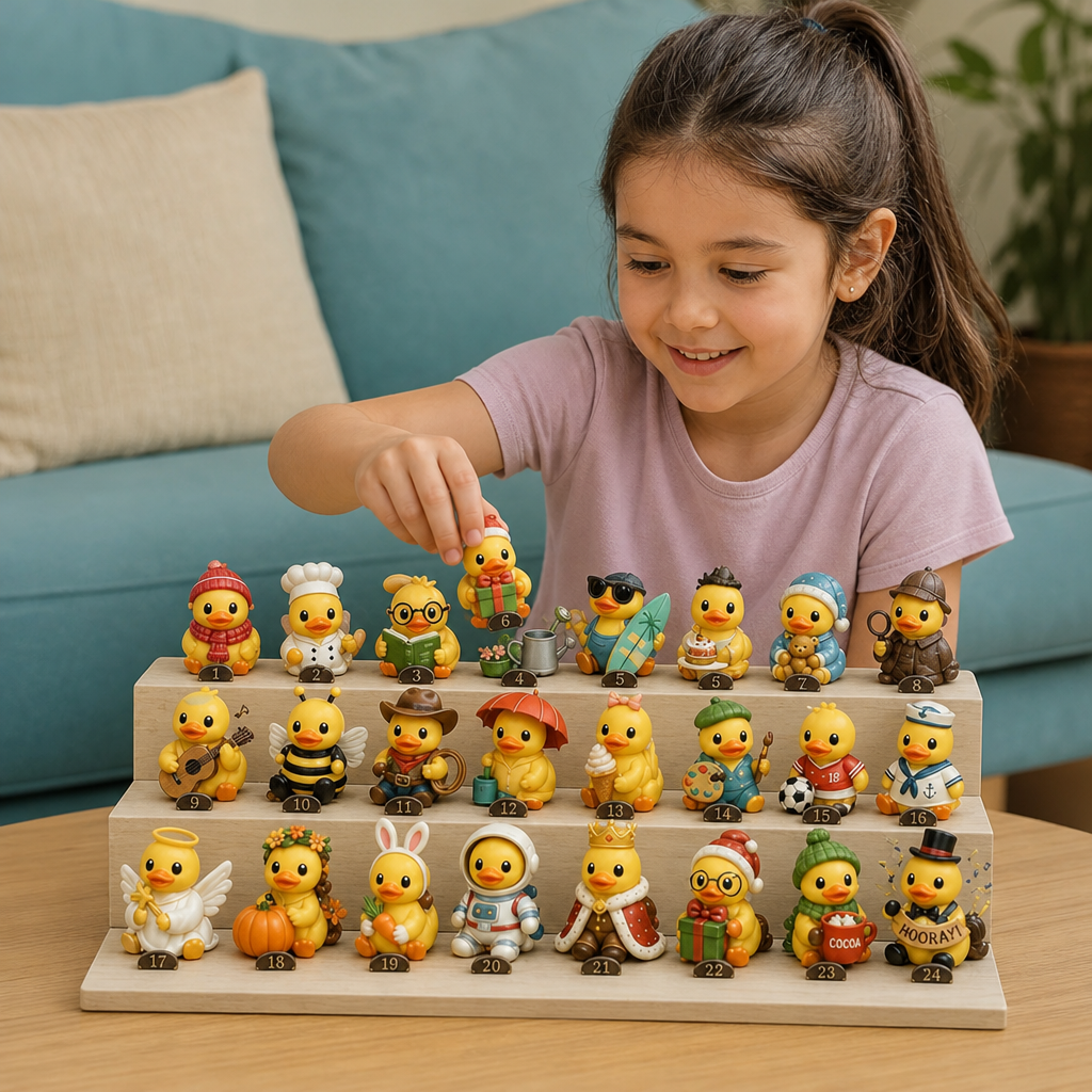 24-Day Magic Duck Advent Calendar with Collectible Mini Figurines