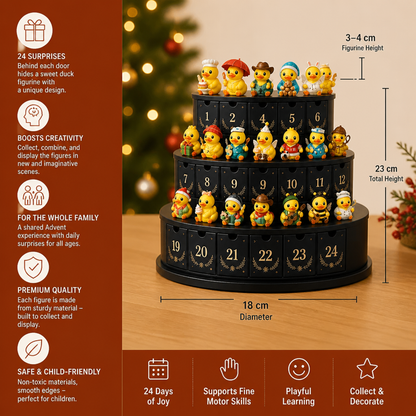 24-Day Magic Duck Advent Calendar with Collectible Mini Figurines