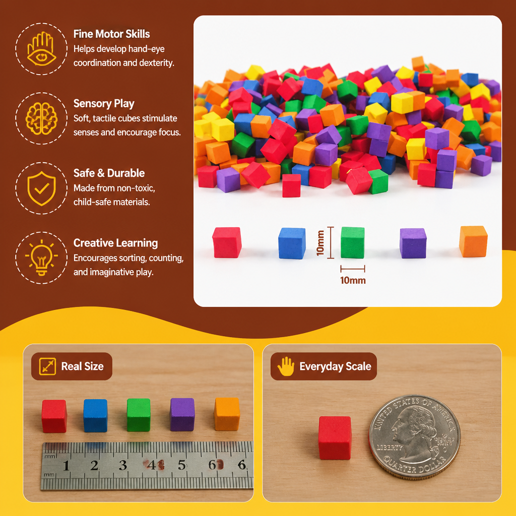 Creative Sensory Sticky Cubes