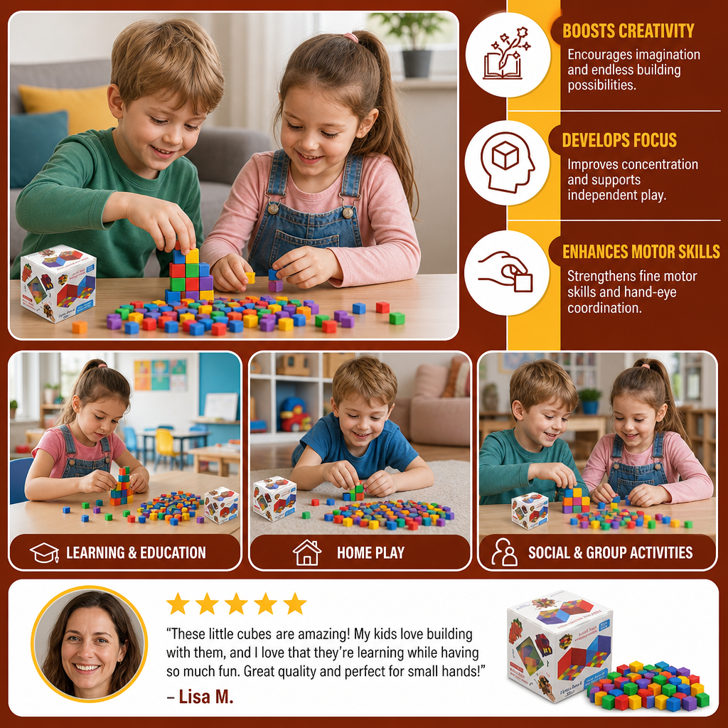 Creative Sensory Sticky Cubes