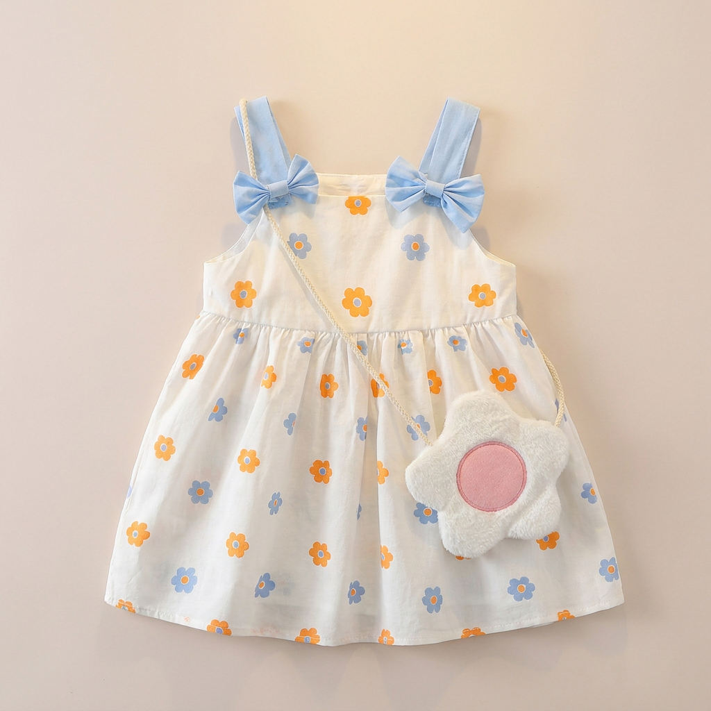Soft Petal Dress Set