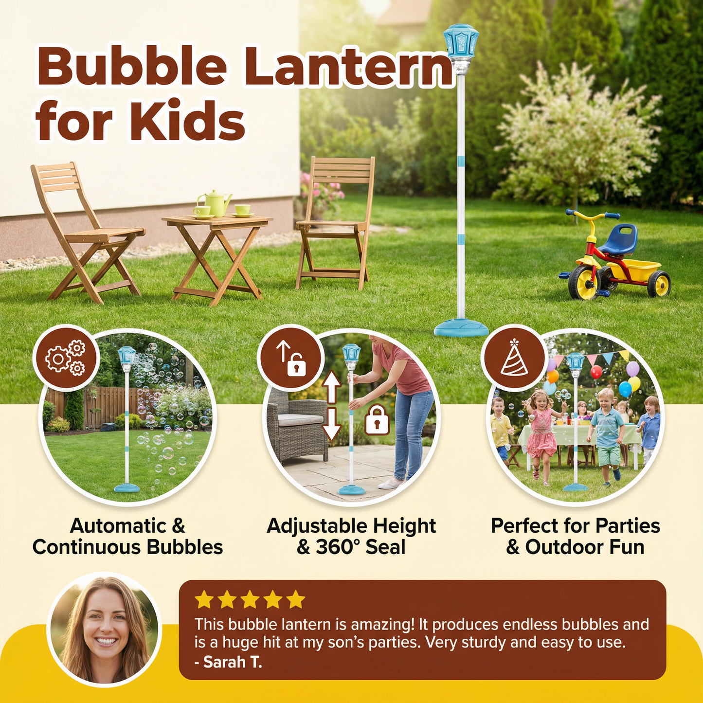 Bubble Lantern for Kids – Automatic Bubble Lamp
