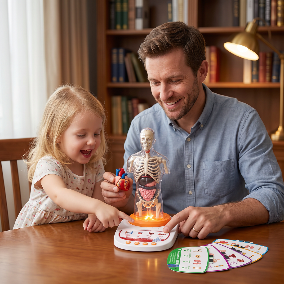 Interactive Talking Anatomical Model with Removable Organs & Audio-Guided Learning