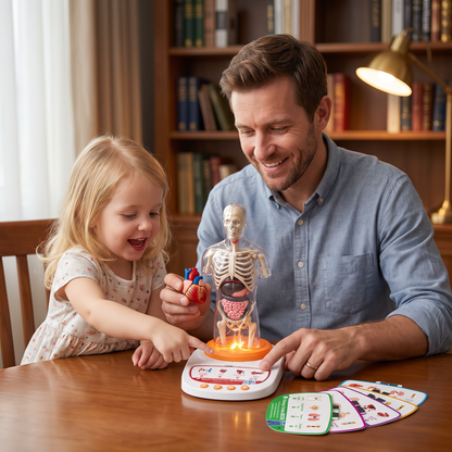 Interactive Talking Anatomical Model with Removable Organs & Audio-Guided Learning