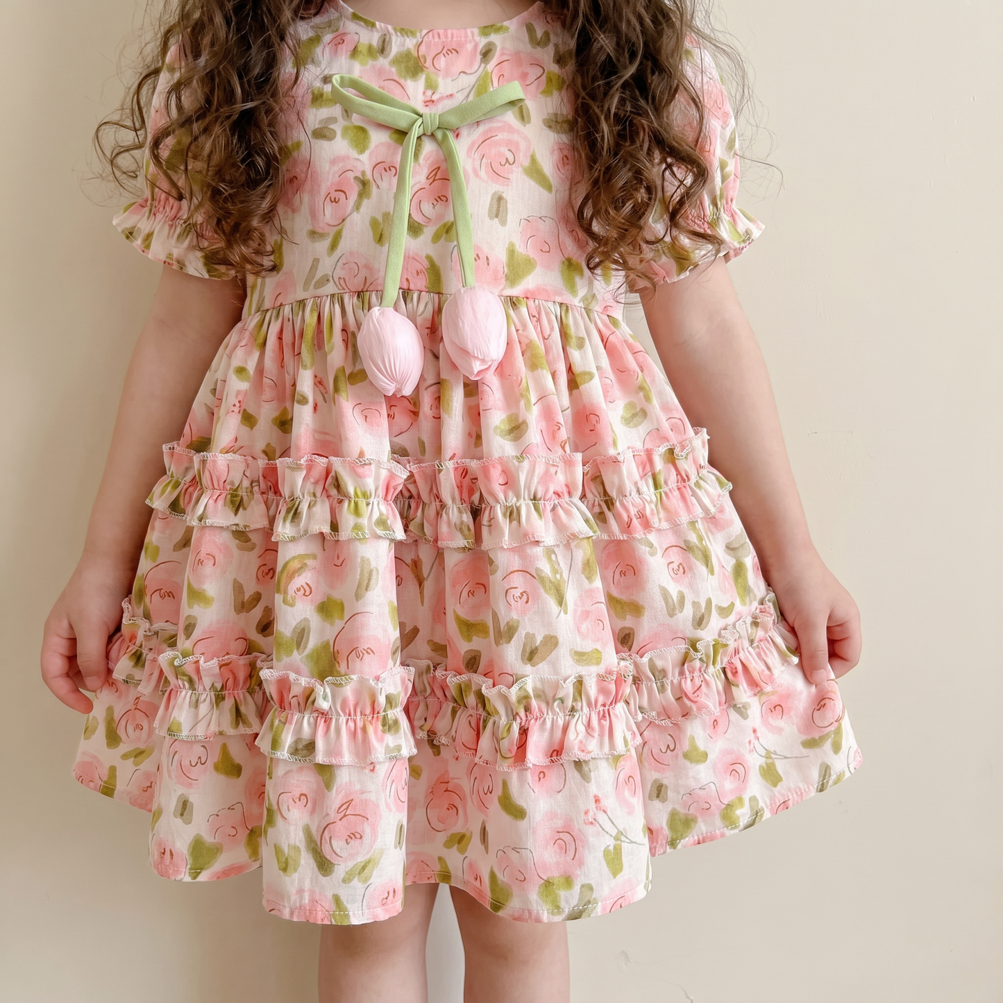 Rose Garden Ruffle Dress