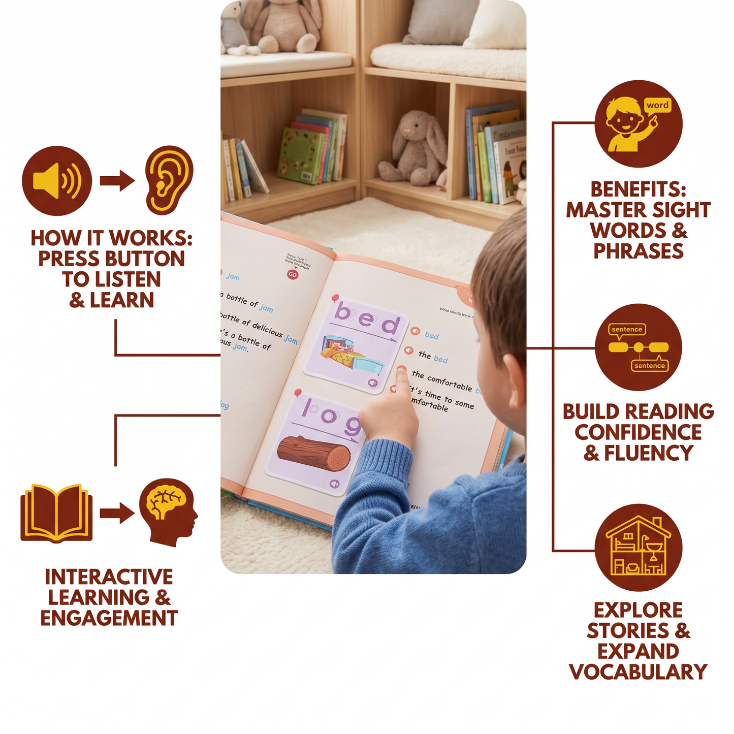 My First Leveled Reading Sound Book – Interactive Reading & Literacy