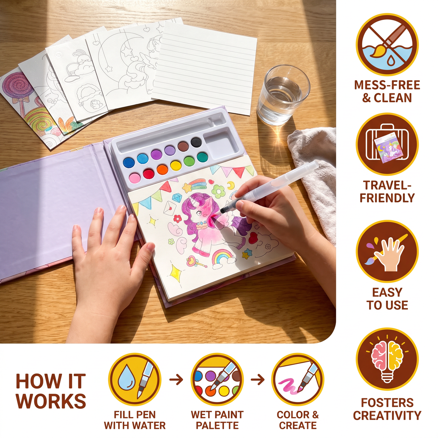 All-in-One Watercolour Painting Book