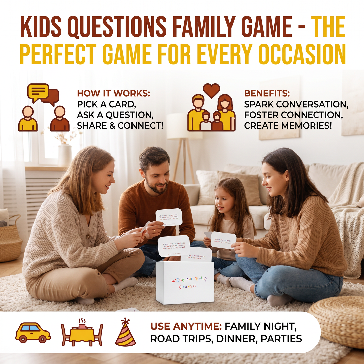 Kids Questions Family Game - The Perfect Game for every Occasion