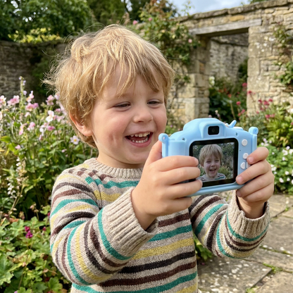 Rechargeable Kids’ Digital Camera with Selfie Mode, HD Video & Silicone Case
