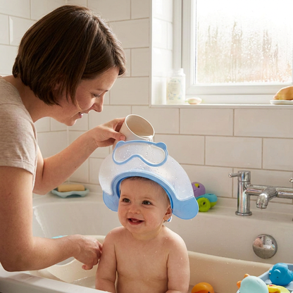 Adjustable Baby Water & Shampoo Visor with 360° Eye & Ear Protection
