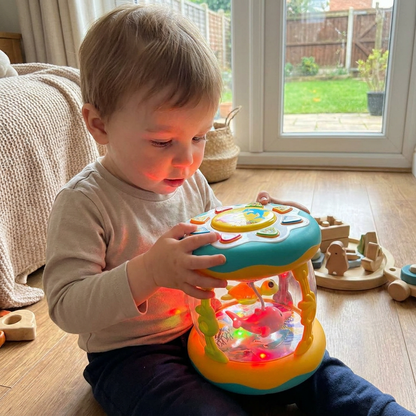 Interactive Musical Toy with Lights – Montessori Sensory & Soothing Lullaby Toy