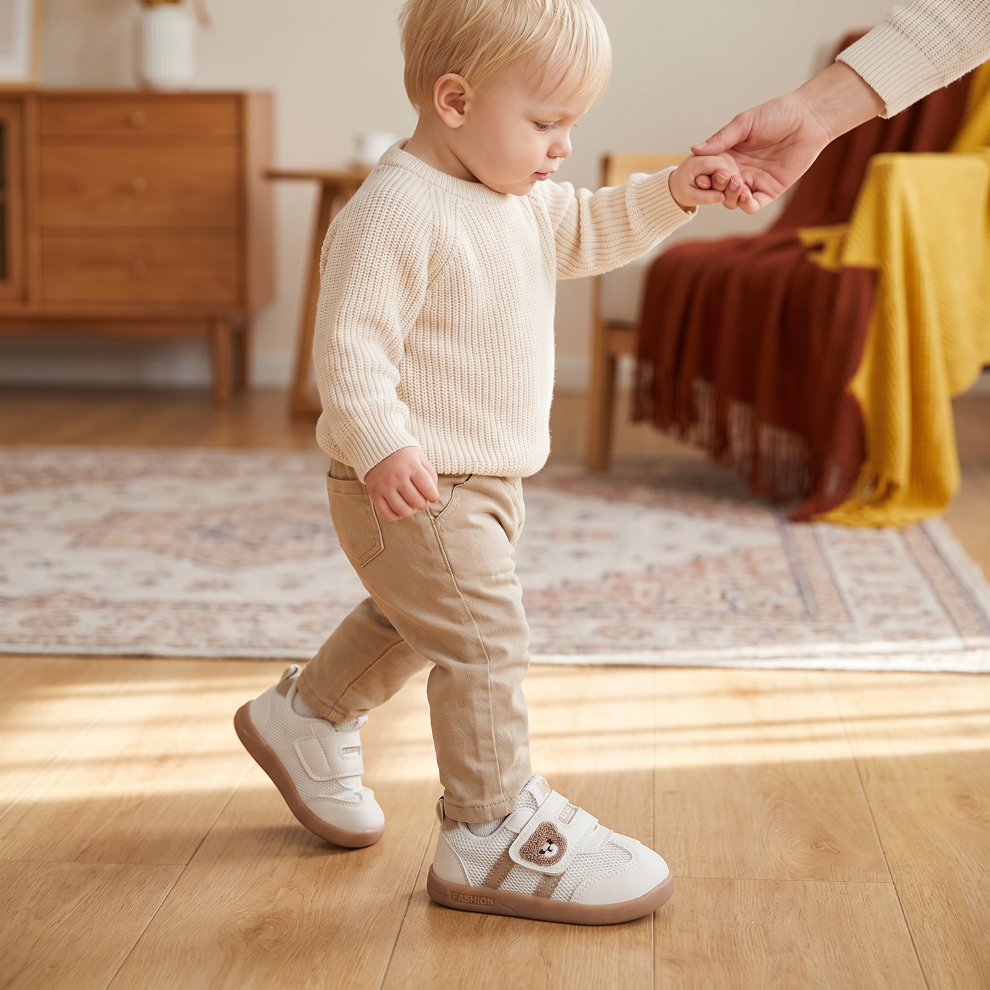 Breathable Baby & Toddler First Walking Shoes – Soft Sole & Non-Slip