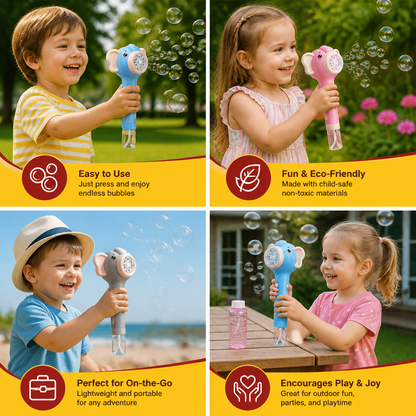 Elephant Bubble Stick Toy
