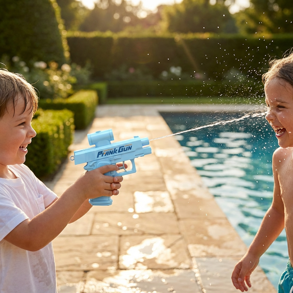 Double-Sided Prank Water Gun for Kids – Mini Water Fun Toy