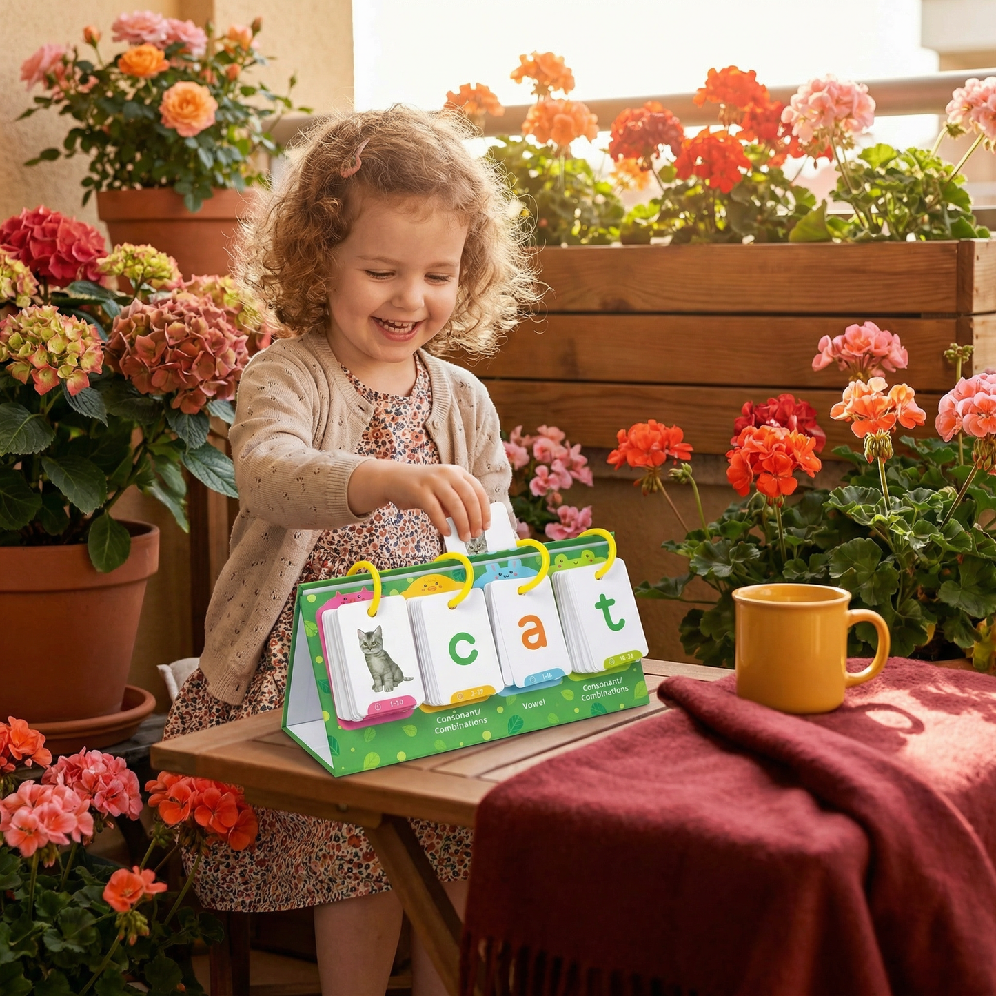 Learning Card Set for Kids – Flashcards for Word Building & Language Development